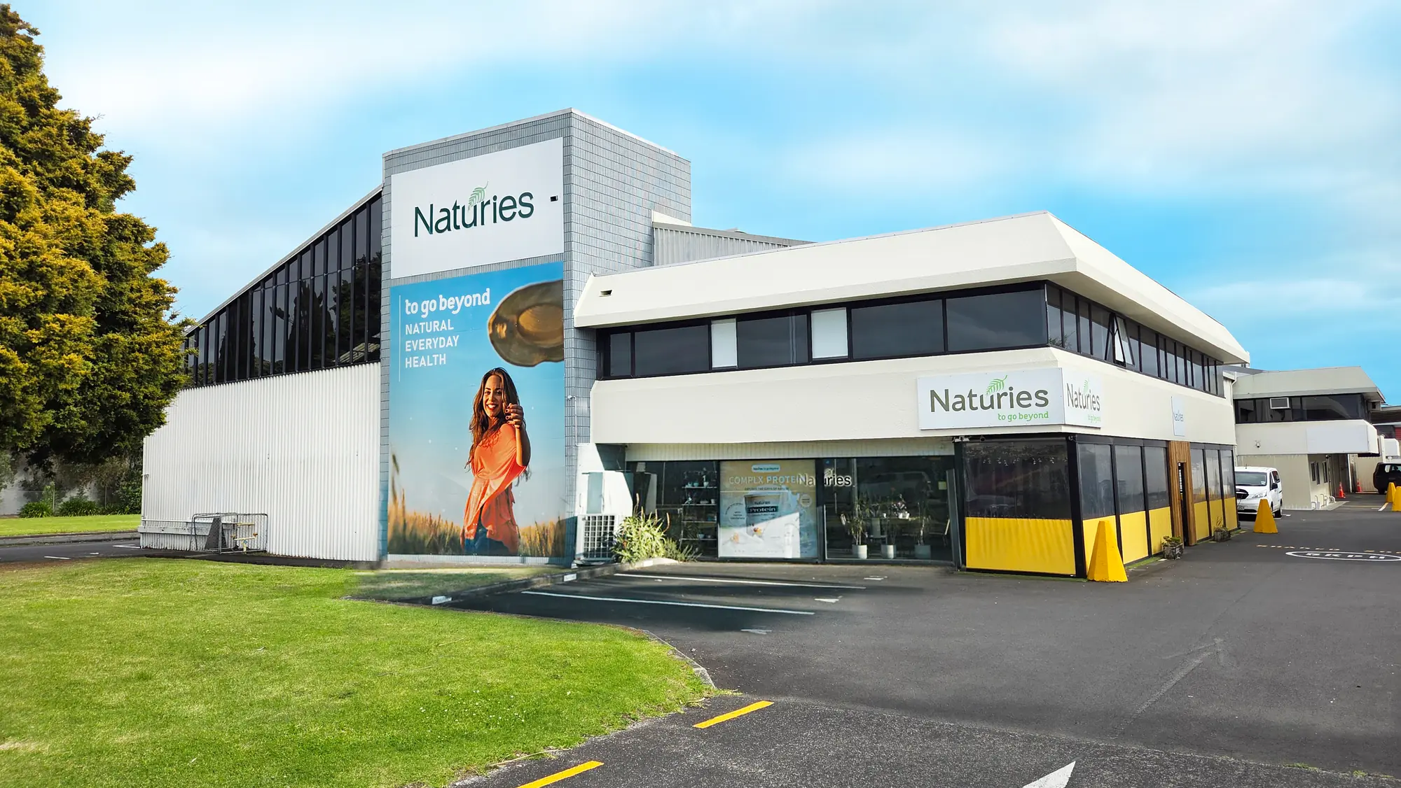 The Naturies building in Auckland, New Zealand