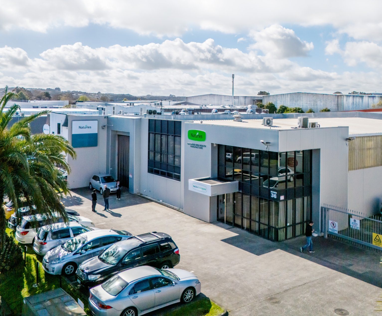 The Naturies building in Auckland, New Zealand